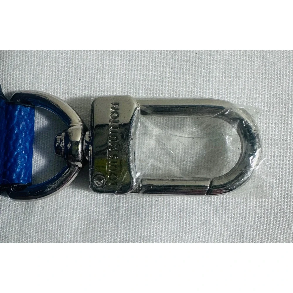 Louis Vuitton Monogram Clouds Round Coin Purse Bag Charm Blue White Virgil Abloh